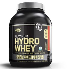 옵티멈 뉴트리션 플래티넘 하이드로웨이 1 40회분 딸기맛 단백질 헬스 보충제 프로틴 쉐이크 파우더 리뷰후기