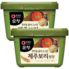 청정원 제주보리 쌈장, 450g, 2개