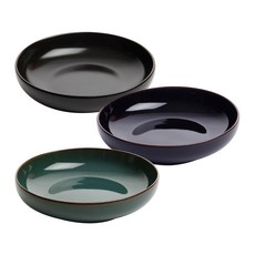 젠한국 젠 FS 굽부 15cm 블랙 + 네이비 + 피콕그린, 혼합 색상, 1세트