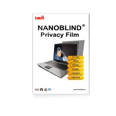 나노브라인드 노트북 정보보호필름 305 x 228 mm, 1개
