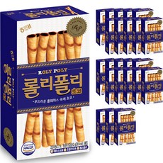 이번주 마지막할인  거대해진로켓단초코롤 적극추천_해태제과 롤리폴리 초코, 62g, 24개