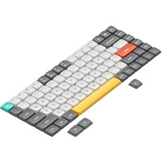 누피 AIR75 시그니처 키캡 영문 PBT 염료승화 기계식 키보드 키캡, 텐키리스, 스페이스 그레이, air75sgkc
