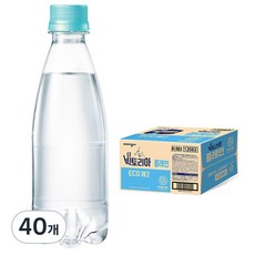 웅진빅토리아 더 빅토리아 에코 플레인 탄산수, 350ml, 40개