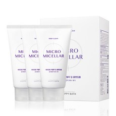 해피바스 마이크로 미셀라 딥 클렌징 폼 리뷰후기