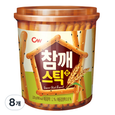청우식품 참깨스틱 진, 220g, 8개