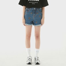로라로라 여성용 FLOWER DENIM SHORT PT-20341 리뷰후기