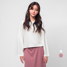 캐럿 여성용 코지 스니트 보트넥 탑