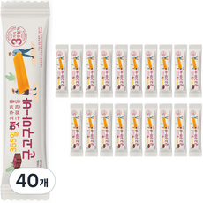 봄날 365일 햇고구마를 구워 만든 군고구마바 60kcal, 40개,