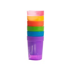 포테가르 레인보우 휴대용 컵 400ml 6개 1개입