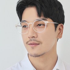 스타일른 오버사이즈 남자 여자 다각형 동글이 투명안경테 블루라이트 차단 안경 리뷰후기