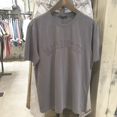 버커루 남여공용 우븐 아플리케 레터링 피그다잉 라운드반팔티셔츠 B202TS260P 리뷰후기