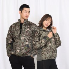 PLUS 깔깔이 기모 방한 겨울 군인 군대 점퍼 패딩 남자 여자 공용