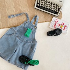 미니맘 아동 유아 데일리 나들이 단추 멜빵 반바지 여름 둥근 포켓 귀여운 남아 여아 공용 리뷰후기