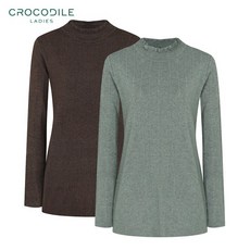 크로커다일레이디 데일리 모던 심플 넥라인 니트 리뷰후기