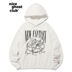 NICEGHOSTCLUB후디 나이스고스트클럽후디 캐릭터후드티 화이트후드티 GL8904