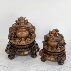 삼족두꺼비 금 두꺼비 장식품 돈 들어오는 풍수 집들이 개업선물 리뷰후기
