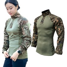 에이밀리 ROKA 전술 컴뱃티 디지털 밀리터리 컴뱃티셔츠