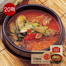 인기폭발  일품 왕 갈비탕 베스트상품_진한 일품 왕 소갈비탕 우거지갈비탕 600g x 20개(1box), 20개