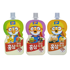 뽀로로 홍삼쏙쏙 10개입 사과 오렌지 포도 리뷰후기