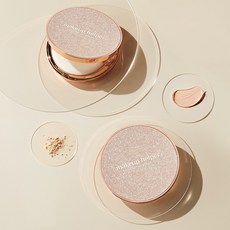 메이크업헬퍼 SET-아트 파우더 트 프로 피니쉬 대용량 아트 쿠션 파운데이션 펄 샤이닝 커버 왕쿠션아이라이너 증정 리뷰후기