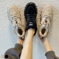 도오빠 여성 키높이 운동화 스니커즈 런닝화 털운동화 기모 여자운동화 신발_에베르 리뷰후기
