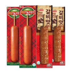 롯데푸드 의성마늘프랑크 x10개갈비맛프랑크 x10개
