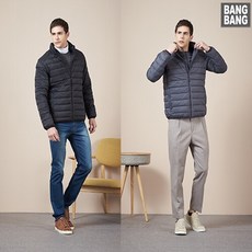 뱅뱅 19FW 남성 구스다운 2종 세트 (솜털80 깃털20 패딩 점퍼 + 경량 패딩조끼)