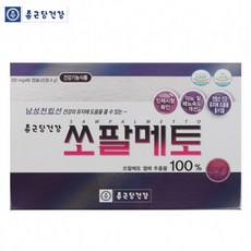 쏘팔메토 종근당건강 120캡슐 4개월분 남성의 건강유지 자신있는 남성 배뇨속도개선 전립선 건강유지, 색상:기본, 상세페이지