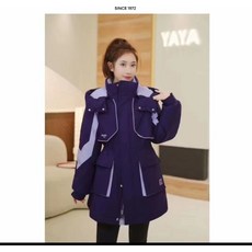 패딩 여중 롱 겨울 키 크랙 패션 캐주얼 아웃도어 패션 극복