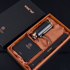 자동 전동 와인 위스키 에어링 알콜에어레이터 디켄딩, 레드 블랙 스마트 디켄터 단품