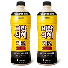 방송인기상품 비락식혜제로 실시간 인기상품_제로 비락식혜 1.5L x2개, 없음, 2개