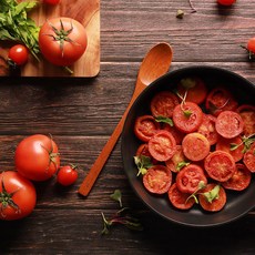 푸드야 냉동 로스트 토마토 슬라이스
