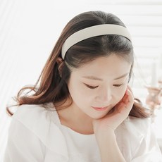 로라하 합피 인조가죽 성인 여성 아동 민자 기본 심플 머리띠 헤어밴드
