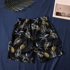 하와이안 파인애플 팬츠 남자 여름바지
