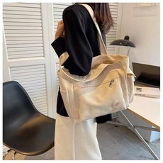 유레타 굿럭 지퍼 나일론 쇼퍼백 에코백 8463