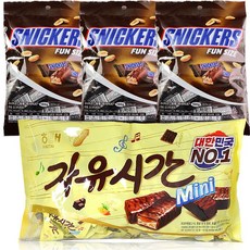 자유시간 스니커즈 초코바 간식