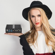 BEBEPC-산업용 미니 PC 셀러론 J4125 쿼드코어 듀얼 LAN 팬리스 데스크탑 컴퓨터 윈도우즈 10 프로 와, 04 8G RAM 256G SSD WiFi, 02 Core i5-4200U