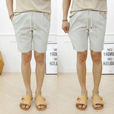 로니제이 남자 여름 린넨 빅사이즈 5부 밴딩 반바지 M부터 5XL 까지 6COLOR 리뷰후기