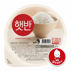 방송인기상품 햇반 리뷰_햇반 백미밥, 210g, 36개