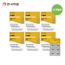 알뜰 쇼핑족 주목중 더블랙 맥주효모 비오틴 적극추천_[안국약품] 더블랙 맥주효모 비오틴 6박스(12개월분), 단일속성, 54g, 6개