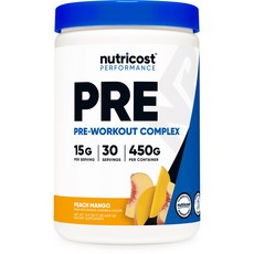 뉴트리코스트 프리-워크아웃 복숭아 망고맛 1서빙 15 30회분 Preworkout Coex Rev 2 리뷰후기