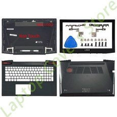 레노버 Y50 Y50-70 논 터치 LCD 후면 커버 전면 베젤 팜레스트 하단 케이스 뚜껑 경첩 블랙 노트북 신제, 한개옵션1, 13 Black ABCDH Cover