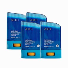 2024년 최고의상품  썬스틱 Best5_AHC 내추럴 퍼펙션 선스틱 22g SPF50+/PA++++, 4개