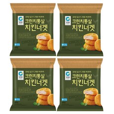 청정원 크런치통살 치킨너겟4개 후라이드 치킨/너겟 리뷰후기