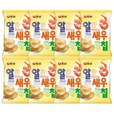 농심 알새우칩, 68g, 8개입