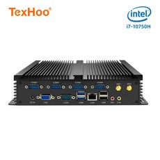 산업용PC 전광판 올인원 TexHoo 미니 PC 컴퓨터 인텔 코어 i710750H i510300H 윈도우 11 프로 10 리눅스 시스템 유닛 Minisforum 산업용 ITX RS, 5.Intel i52520M 6COM - 4G RAM