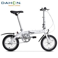 DAHON 미니 초경량 가벼운 접이식 자전거 미니벨로 폴딩자전거 BYA412, 14인치,