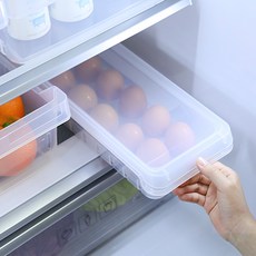 창신 냉장고 스텝 에그트레이 14구 정리 보관함