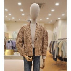 써스데이아일랜드 볼륨소매 숏 자켓