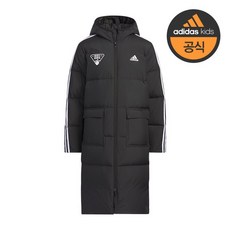 아디다스 키즈 3ST 후드 덕다운 롱패딩점퍼 IN5211